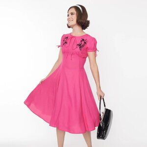 Fuschia Ava Swing Dress
